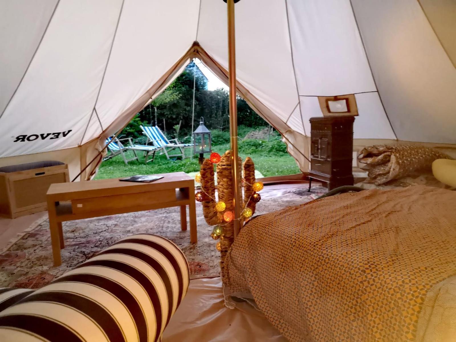 Tente Mongole 4 Saisons Cosy Et Spacieux Conchy-les-Pots Dış mekan fotoğraf